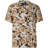 Scotch & Soda Skjorte ecru / pueblo / abrikos / sort