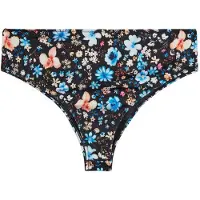 Swim By Zizzi Bikinitrusse 'Caanne' blå / fersken / pink / sort