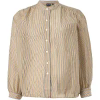Gap Bluse blå / khaki / hvid
