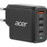 Acer 100W GaN PD Oplader, USB-porte: 3C+1A, EU-stik