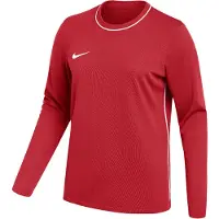 Nike Træningstrøje Dri-FIT Park 26 Crew - Rød/Hvid Kvinde, størrelse Large