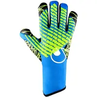 Uhlsport Målmandshandske Fangmaschine CyberTec Ultragrip HN Planet Edition - Blå, størrelse 12
