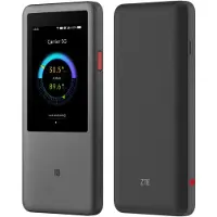 ZTE U60 Pro WiFi7 (MU5250) Trådløs router Bærbar 5G Sølv