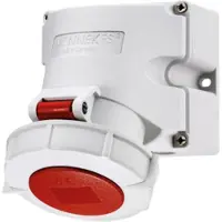 MENNEKES 9142, Rød, Hvid, IP67, 400 V, 16 A, 50 - 60
