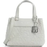 Armani Exchange A|X Armani Exchangetil kvinder. XW001576AF15774U6275 Beige taske med logotryk (OSFA), Hvid, Casual, Klassisk, Polyester