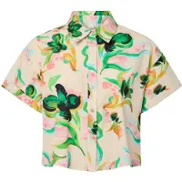 Y.A.S Bluse blandingsfarvet