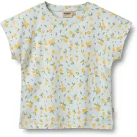 Wheat T-shirt - Bette - Summer Blue Citrus - - 5 år (110) - T-Shirt