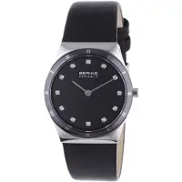 Bering Dameur 32230-448 Ceramic Sort/Læder Ø30 mm
