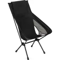 Helinox Chair One Highback (RE), 145 kg, Campingstol, 4 ben, 1,16 kg, Aluminium, Nylon, Polyester, Gummi, Silikone, Sort