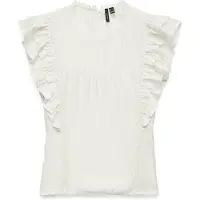 Vero Moda Bluse 'VMBLISS' naturhvid