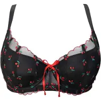 SugarShape BH 'Belle' smaragd / blodrød / sort
