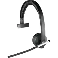 Logitech Wireless Headset Mono H820e - Headset - på øret - DECT - trådløs