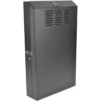 Eaton Corporation Eaton Tripp Lite Series 4U Wall Mount Low Profile Rack Enclosure Cabinet 36 Deep - Rack kabinet - vægmonterbar - sort - 4U - 19