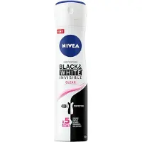 Nivea Invisible Black & White Antiperspirant Spray 48h Clear 150ml