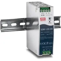 Trendnet TI-S12048 - Strømforsyning (monterbar på DIN rail) - AC 100-240 V - 120 Watt - aktiv PFC - TAA-kompatibel - for TI-G160i-M, TI-PG541