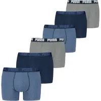 Puma Boxer Briefs (6-Pack) Men, Clothing, Denim Combo, 6