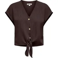 ONLY Bluse 'ONLSiesta' mørkebrun