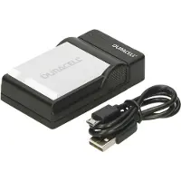 Duracell DRC5901, USB, Indendørs batterioplader, Canon NB-6L, Sort, 5 V, 5 V