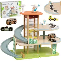 Classic World Green Træ Stort Parkeringshus med tilbehør