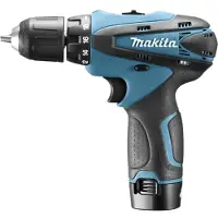 Makita Skruemaskine DF330DWE, Lithium-Ion (Li-Ion), 10,8V, 5,3 cm, 18,9 cm, 18,3 cm
