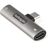 StarTech.com Cdp235apdm Usb-c Til Usb-c/jack-adapter 3.5 Mm