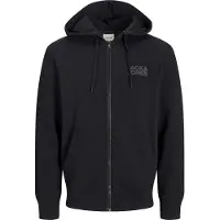 Jack & Jones Sweatjakke grå / sort