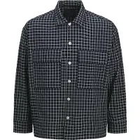 Jack & Jones Skjorte 'JPRBLATRAVIS' natblå / hvid