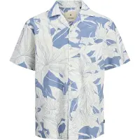 Jack & jones Premium Skjorte 'JPRBLUBahamas' opal / hvid