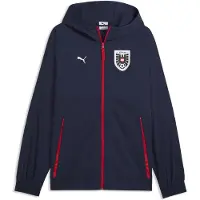 Puma Austria PUMATECH Woven Jacket Men, Clothing, Navy/Red, S