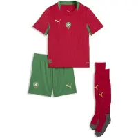 Puma Marokko Hjemmebanetrøje VM 2026 Mini-Kit Børn - , størrelse 116 cm