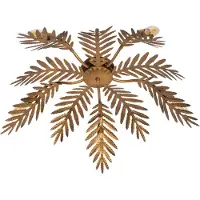 QAZQA Vintage loftslampe guld 70 cm 5-lys - Botanica