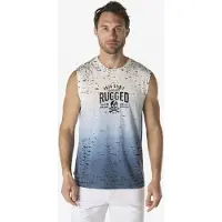 KOROSHI Bluser & t-shirts safir / lyseblå / sort / offwhite