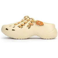 Pikolinos Træsko 'Romana' lysebeige / orange