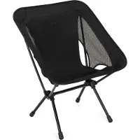 Helinox Chair One (RE), 145 kg, Campingstol, 4 ben, 1,02 kg, Aluminium, Nylon, Polyester, Gummi, Silikone, Sort