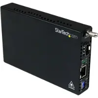 StarTech.com Startech Gigabit Ethernet Fiber Media Converter with Open SFP Slot - Fiber to Ethernet Converter - Gigabit Ethernet Media Converter (ET91000SFP2) - F