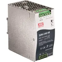 Trendnet TI-S24048 - Strømforsyning (monterbar på DIN rail) - AC 100-240 V - 240 Watt - aktiv PFC - TAA-kompatibel - for TI-G160i-M, TI-PG80