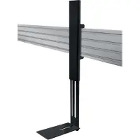 B-Tech BT8390-SA - Komponenter til montering (tilbehørsmonteringsarm) - justerbar - sort - skinnemontering