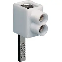 Hager KF81A, Pin terminal, Lige, Hunstik, Hvid, 25 mm², 16 mm²
