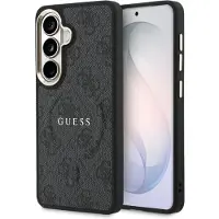 GUESS Samsung Galaxy S26 4G Gold Frame Cover - MagSafe-kompatibelt - Sort