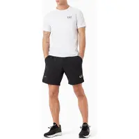 EA7 EA7til mænd. 8NPV03_PNDDZ Dynamic Athlete T-shirt- og buksesæt hvid, sort (XS), Sport, Tennis/padeltennis, Multisport, Polyester, Korte ærme