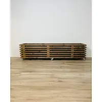Kabeltromlen Luksus Plantekasse af Traller | Brunbejdset | 80 cm (14 Lægter) / 95 cm