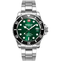 Swiss Military Hanowa Herreur SMWGL0006302 Sealord Grøn/Stål Ø41 mm