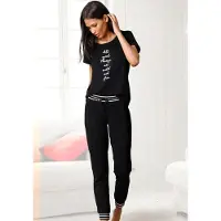 s.Oliver Pyjamas lyserød / sort / hvid