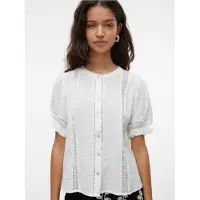 Vero Moda Natali 2/4 Lace Kortærmet Bluse