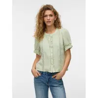 Vero Moda Natali 2/4 Lace Kortærmet Bluse