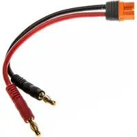 Spektrum Ic3 Battery To 4mm Male Bullets 6´´ Wires 13 Awg Adapter