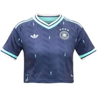 Adidas Germany 26/27 Cropped Væk Dame-t-shirt Med Korte ærmer