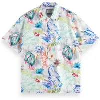 Scotch & Soda Swan Kortærmet Skjorte