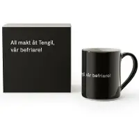 Design House Stockholm Astrid Lindgren krus 'All makt åt Tengil' Svensk tekst