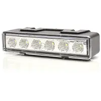 WAS Frontlys W117 898.1 12 V, 24 V via ledningsnet Opbygning, Indbygning, Skruemontering Orange